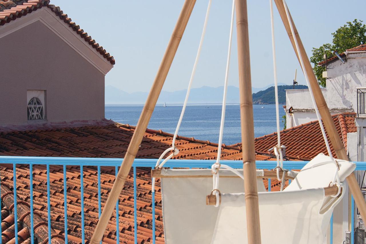 Capolavoro, Boutique Apartment With Unique Rooftop Скиатос Экстерьер фото