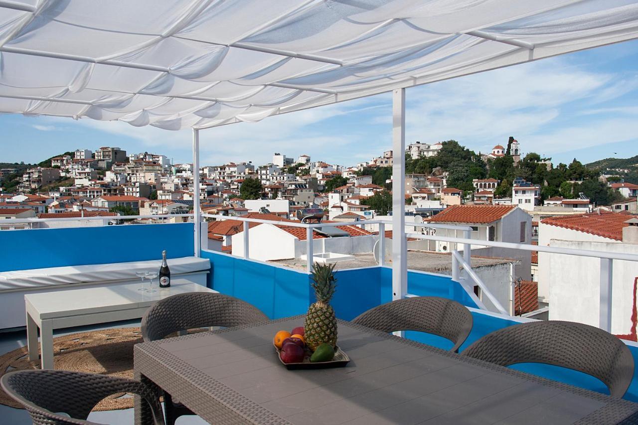 Capolavoro, Boutique Apartment With Unique Rooftop Скиатос Экстерьер фото